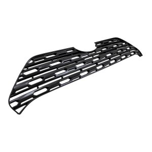 Coast to Coast Grille Insert, Overlay, Honey Comb Style, 1 Piece, Without Emblem Cutout, Painted, Gloss Black, ABS Plastic – GI195BLK