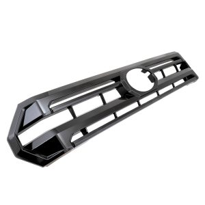 Coast to Coast Grille Insert, Overlay, Bar Style, 1 Piece, Painted, Gloss Black, ABS Plastic – GI202BLK
