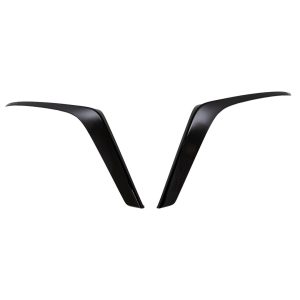Coast to Coast Grille Insert, Overlay, Bar Style, 2 Piece, Painted, Gloss Black, ABS Plastic – GI207BLK