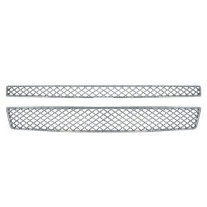 Coast to Coast Grille Insert, Overlay, Mesh Style, 2 Piece, With Emblem Cutout, Chrome Plated, ABS Plastic – IWCGI33X