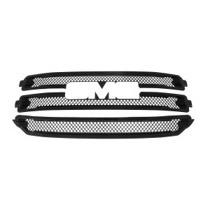 Coast to Coast Grille Insert, Overlay, 3 Piece, Black, ABS Plastic – ABS6446B
