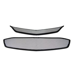 Coast to Coast Grille Insert, Tape-On Overlay, 2 Piece, Gloss Black, ABS Plastic – GI457BLK