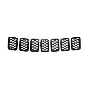 Coast to Coast Grille Insert, Overlay, 7 Piece, Black, ABS Plastic – ABS6467B