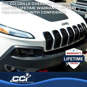 Coast to Coast Grille Insert, Overlay, 7 Piece, Black, ABS Plastic – ABS6473B