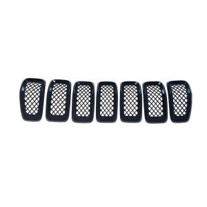 Coast to Coast Grille Insert, Overlay, 7 Piece, Black, ABS Plastic – ABS6473B