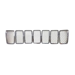 Coast to Coast Grille Insert, Overlay, 7 Piece, Chrome Plated, ABS Plastic – ABS485
