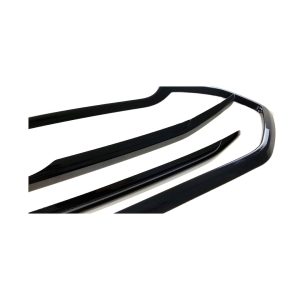 Coast to Coast Grille Insert, Tape-On Overlay, 3 Piece, Gloss Black, Plastic – GI492BLK