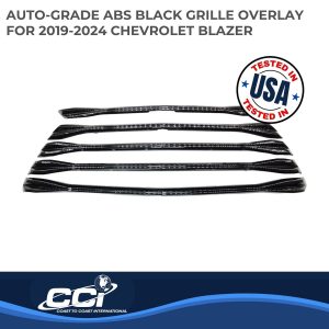 Coast to Coast Grille Insert, Grill Overlay, Honeycomb OEM Look, Painted, Gloss Black, ABS Plastic – IWCGI499BLK