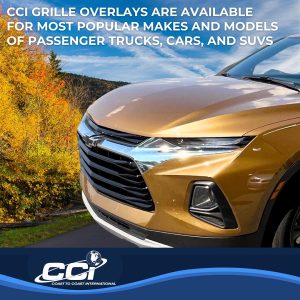Coast to Coast Grille Insert, Grill Overlay, Honeycomb OEM Look, Painted, Gloss Black, ABS Plastic – IWCGI499BLK