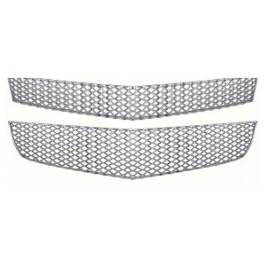 Coast to Coast Grille Insert, Overlay, Mesh Style, 2 Piece, Chrome Plated, ABS Plastic – IWCGI75