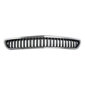 Coast to Coast Bumper Grille Insert, Overlay, Vertical Bar Style, 1 Piece, Chrome Plated, ABS Plastic – IWCGI93B