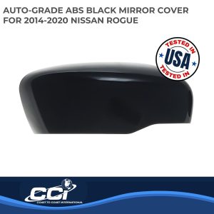 Coast to Coast Exterior Mirror Cover, Full Cover, Gloss Black, ABS Plastic, Set of 2 – MC6285B