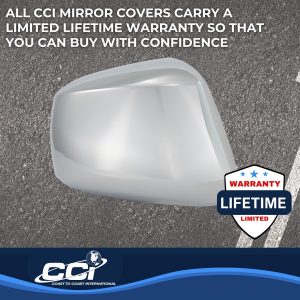 Coast to Coast Exterior Mirror Cover, Full Cover, Chrome Plated, ABS Plastic, Set of 2 – CCIMC67321