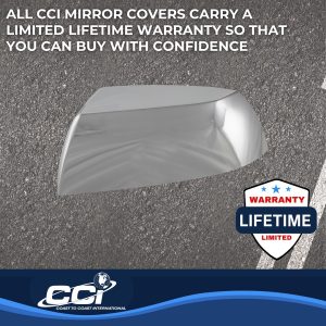 Coast to Coast Exterior Mirror Cover, Top Cover, Chrome Plated, ABS Plastic, Replacement, Set of 2 – CCIMC67406R