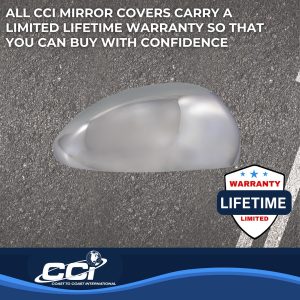 Coast to Coast Exterior Mirror Cover, Full Cover, Chrome Plated, ABS Plastic, Set of 2 – CCIMC67479