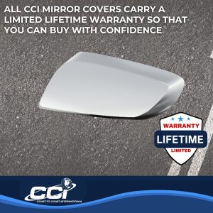 Coast to Coast Exterior Mirror Cover, Top Half Replacement, Chrome Plated, ABS Plastic, Set of 2 – CCIMC67497R