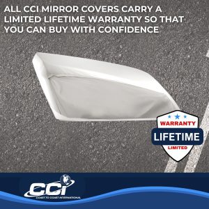 Coast to Coast Exterior Mirror Cover, Top Half Replacement Shell, Chrome Plated, ABS Plastic, Set of 2 – CCIMC67521R