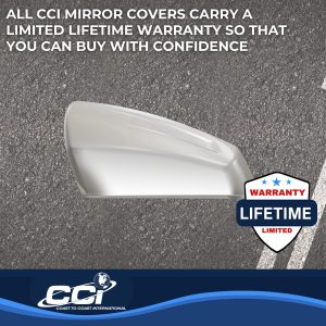 Coast to Coast Exterior Mirror Cover, Top Half Cover OE Replacement, Chrome Plated, ABS Plastic, Set of 2 – CCIMC67524R