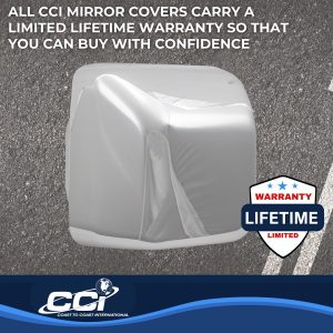Coast to Coast Exterior Mirror Cover, Top Half Replacement Cover, Chrome Plated, ABS Plastic, Set of 2 – CCIMC67526R