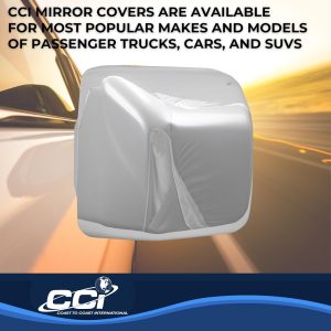 Coast to Coast Exterior Mirror Cover, Top Half Replacement Cover, Chrome Plated, ABS Plastic, Set of 2 – CCIMC67526R