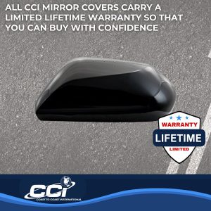 Coast to Coast Exterior Mirror Cover, Top Half Replacement, Gloss Black, ABS Plastic, Set of 2 – CCIMC67533R