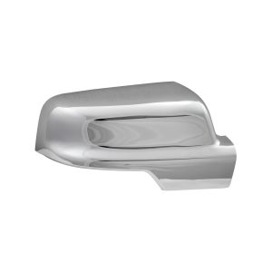 Coast to Coast Exterior Mirror Cover, Top Half Cover, Chrome, ABS Plastic, Set of 2, With Turn Signal Cutout – CCIMC67534
