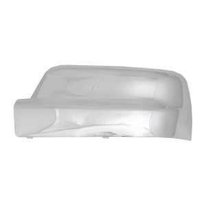 Coast to Coast Exterior Mirror Cover, Top Half Cover, Chrome, ABS Plastic, Set of 2, Without Turn Signal Cutout – CCIMC67535