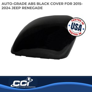 Coast to Coast Exterior Mirror Cover, Full Replacement, Gloss Black, ABS Plastic, Set of 2 – CCIMC67542RBK