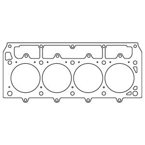 Cometic Cylinder Head Gasket, For Use with GM Lsx 6 Bolt Left Side, 4.1 Inch Bore, Copper, 0.043 Inch Compressed Thickness, Single – C15409-043