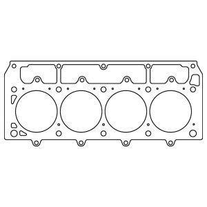Cometic Cylinder Head Gasket, For Use with GM Lsx 6 Bolt Right Side, 4.1 Inch Bore, Copper, 0.043 Inch Compressed Thickness, Single – C15410-043