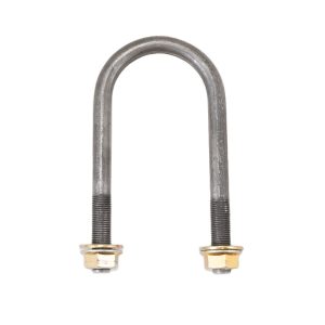 Connx Leaf Spring Axle U Bolt, Leaf Spring Axle U Bolt Kit, 5.10 Inch Length, 2-3/8 Inch Width, 1/2 Inch -20 Nut Size, Round – UBK238510