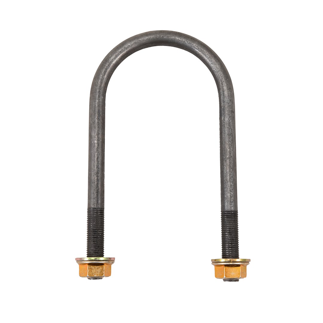 Connx Leaf Spring Axle U Bolt, 6-1/2 Inch Length, 3 Inch Width, 1/2 Inch -20 Nut Size, Round, With 1 U-Bolt/ 2 Nuts/ 2 Washers – UBK300650