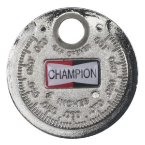 Champion Spark Plug Gapping Tool, Champion Silver Dollar Gap Gauge, Steel Construction – CT481