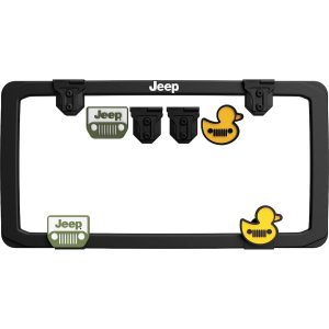 Cruiser License Plate Frame, Powder Coated, Matte Black, Die Cast Metal – 11055
