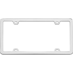 Cruiser License Plate Frame, Neo, Without Design, Chrome Plated, Die Cast Zinc – 15030