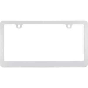 Cruiser License Plate Frame, Neo Classic, Without Design, Chrome Plated, Die Cast Zinc – 15330