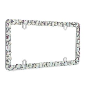 Cruiser License Plate Frame, Dazzle, Chrome Plated – 16130