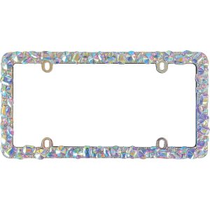 Cruiser License Plate Frame, Dazzle, Chrome Plated – 16130