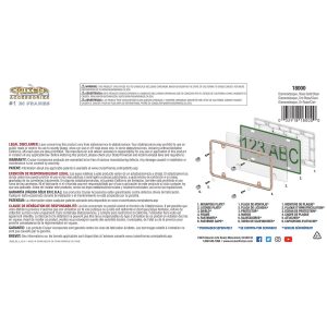 Cruiser License Plate Frame, Diamondesque, Diamond Studded Perimeter Design, Rose Gold Plated, Die Cast Zinc – 18000