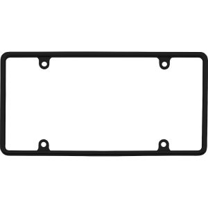 Cruiser License Plate Frame, Slim Rim, Without Design, Powder Coated, Die Cast Metal – 21350