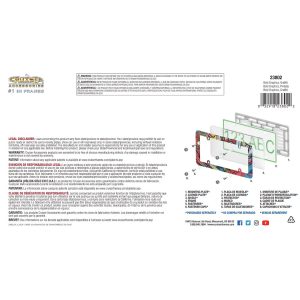 Cruiser License Plate Frame, Graffiti Design, Polycarbonate – 23802