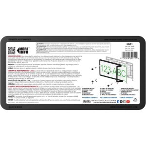 Cruiser License Plate Frame, Flex-Trim ™, Without Design, Without Illumination, Black, Plastic, Frame Only – 34251