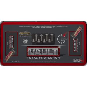Cruiser License Plate Frame, Vault, Without Design, Red, ABS Plastic – 62738