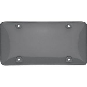 Cruiser License Plate Cover, Tuf Bubble Shield, Smoke, Polycarbonate – 73200