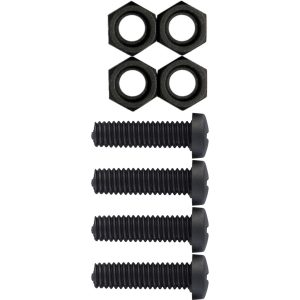 Cruiser License Plate Mounting Hardware, For Import Vehicles, Standard, Black, Nylon – 80150
