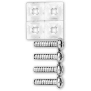 Cruiser License Plate Mounting Hardware, For Domestic Vehicles, Standard Zinc Plated Steel – 80230