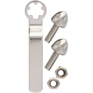 Cruiser License Plate Mounting Hardware, For Import Vehicles, Stainless Steel – 80733