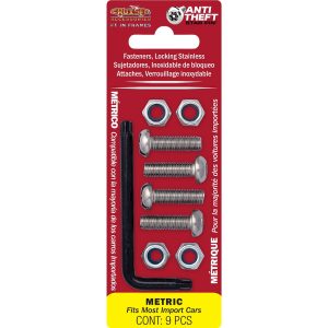 Cruiser License Plate Mounting Hardware, For Import Vehicles, Stainless Steel – 81300