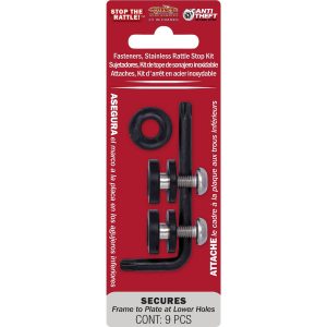 Cruiser License Plate Mounting Hardware, For Domestic and Import Vehicles, Stainless Steel – 81400