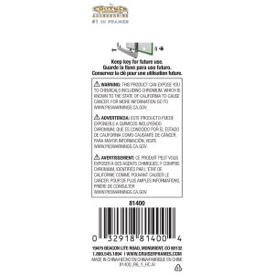 Cruiser License Plate Mounting Hardware, For Domestic and Import Vehicles, Stainless Steel – 81400